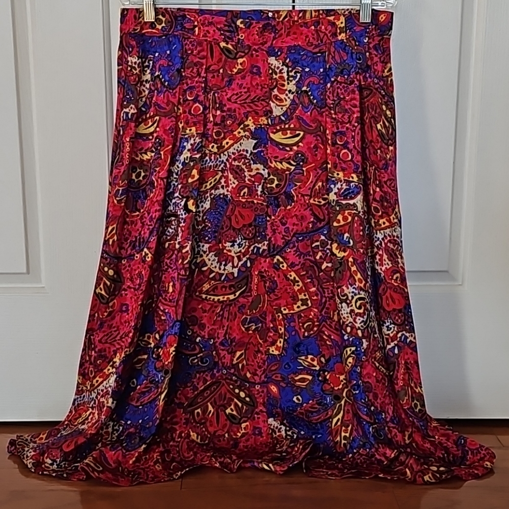 Vintage Doncaster 100% Silk blouse and skirt - Picture 2 of 8